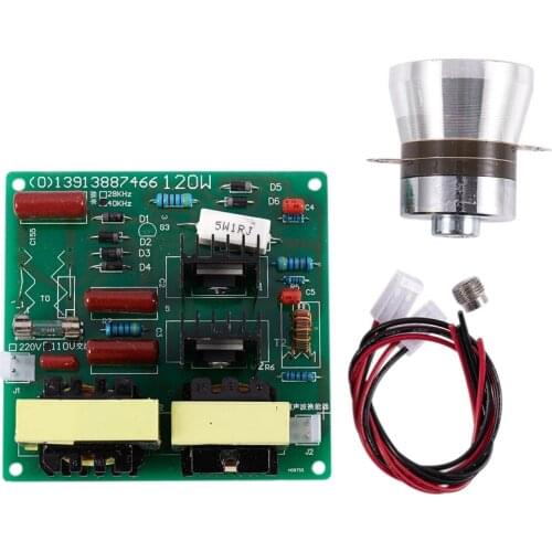 Ac 110v 100w 40k Ultrasonic Cleaner Power Driver Board+1pcs 60w 40k Transducer For Ultrasonic Cleaning Machines