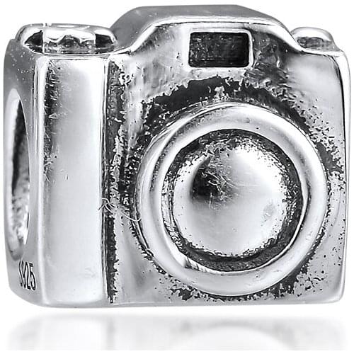 Fits For Pandora Bracelets Camera Charms 100% Sterling Silver Beads Free Shipping