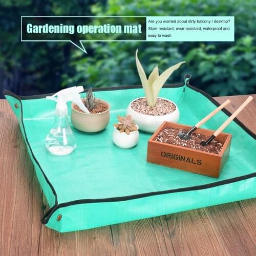 PE gardening mat Home gardening Operation Pad Green Plant Balcony Waterproof Flower Mat