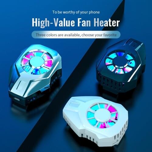Portable Cooling Fan Game Mobile Phone Cooler USB Powered Cell Phone Radiator Snap-on Cooling Tool For IOS android smartphone