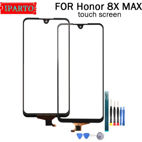 7.12 inch for Honor 8X MAX Touch Screen Glass 100% Guarantee Original Digitizer Glass Panel Touch Replacement For Honor 8X MAX