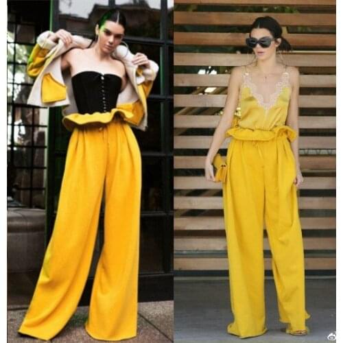 High Waist Wide Leg Pants female fashion casual pants female loose