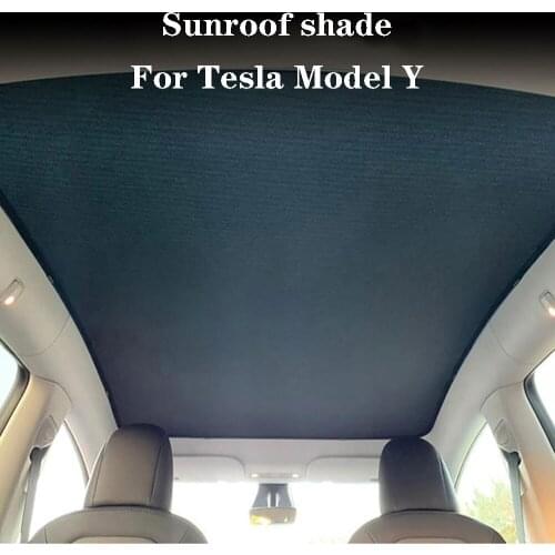For Tesla Model Y 2020 Car Skylight Window Sunshade Visors Heat Insulation Film