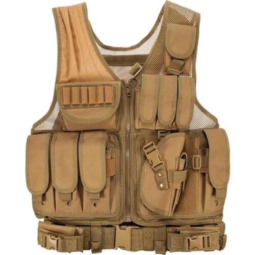 Hot Sale Tactical Training Combat Vest Outdoor Hunting Wargame Paintball Protective Vest Military Waistcoat Airsoft Molle Vest