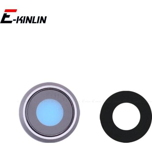 Back Rear Camera Lens Glass Ring Cover With Frame Holder For iPhone SE 2020 2016 Replacement Parts