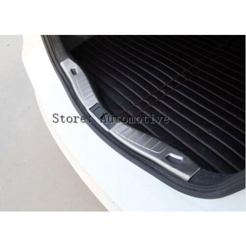 1PCS Rear trunk cargo SCUFF plate cover protector stainless steeL For ford fusion/Mondeo 2013 2014 2015