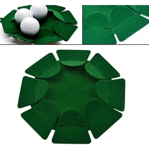 1pc Green Indoor Outdoor Golf Practice All-Direction Putting Hole Durable