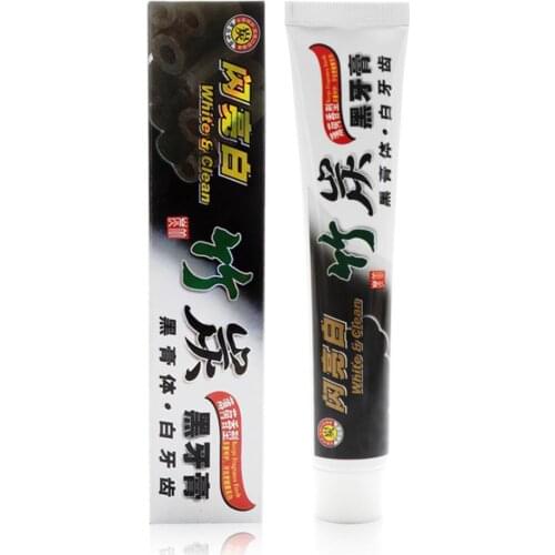100g Bamboo Charcoal Toothpaste Dental Care Teeth Whitening The Black Charcoal Teeth Oral Hygiene Natural Bamboo Toothpaste