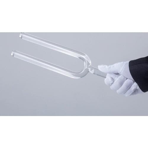 12mm C D E F G A B Note Crystal Singing Bowl Clear Quartz Crystal Singing Tuning Fork