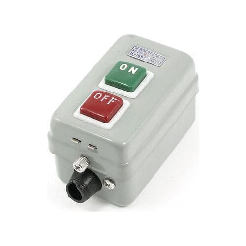 380VAC 15A ON/OFF Three Phase 3P Latching Power Push Button Switch