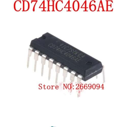 5pcs/lot CD74HC4046AE CD74HC4046 74HC4046AE 74HC4046 74HC4046AN DIP-16 Goodquality