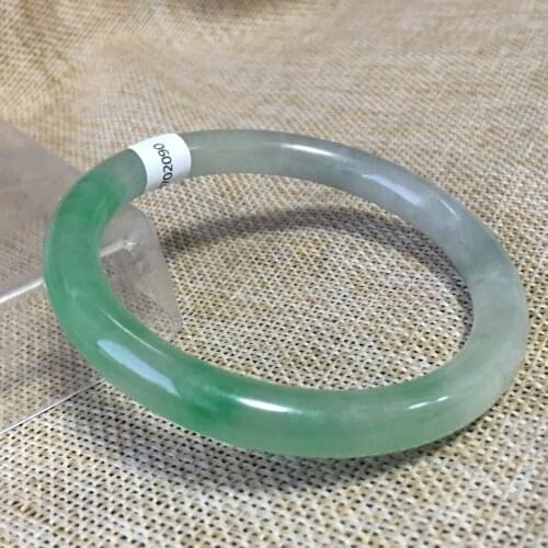 59mm Certified (Grade A) Natural Lavender stoneite stone Bracelet Bangle 02090