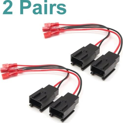 1pair /2 Pairs Speaker Adaptor Plug Connectors Wire Car Speaker Adaptor Wire For Peugeot 206 For Citroen C2 1999-2015 PC2-821