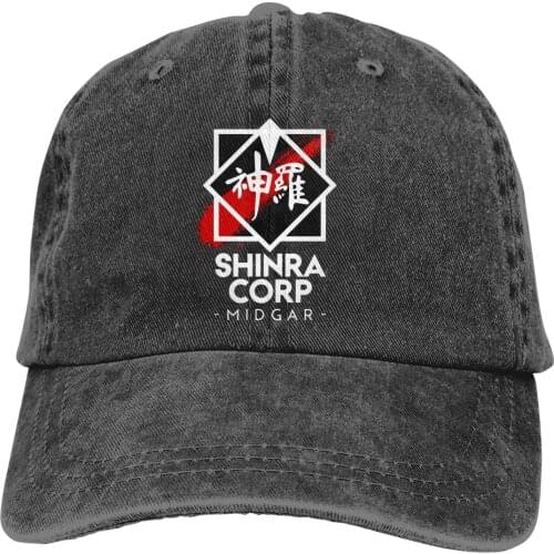 Shinra Corp - Midgar Baseball Cap Men Caps colors Women Summer Snapback Final Fantasy Role playing video game series Caps