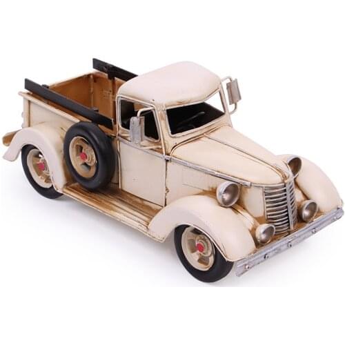 Decorative Metal Nostalgic Truck - Trinket, Miniature, Gift,Vintage Nostalgic - Handmade and hand painted - Quality Durable