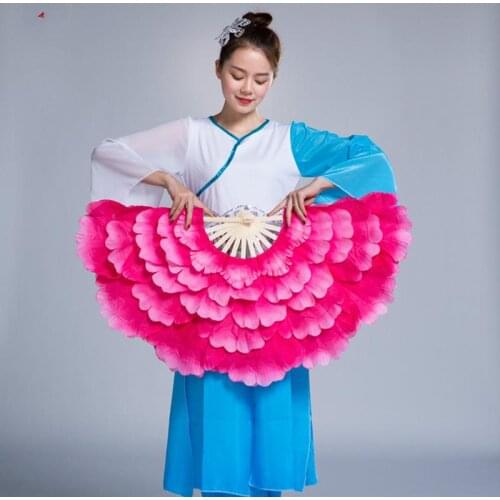 Double-sided dance fan dance fan dancing props Square