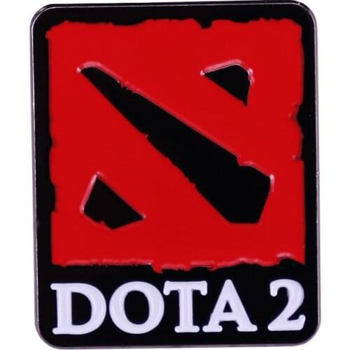 DOTA 2 game logo enamel pin
