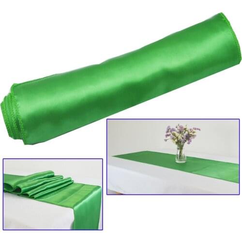 30x275cm Satin Table Runners Wedding Chair Decorations For Christmas Party New Year Gold/Royal blue Modern Table runner cloth