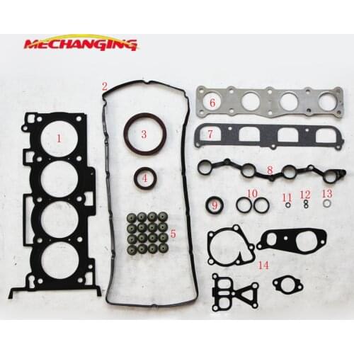 G4KA G4KD FOR HYUNDAI SONATA VI (YF) 2.0 i METAL Engine Rebuilding Kits Overhaul Package Full Gasket Set 20910-25A00 50313800
