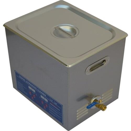 Hot AC100v/220v 40kHZ PS-50A 300W digital timer & heater control ultrasonic cleaner 14L for hardware parts