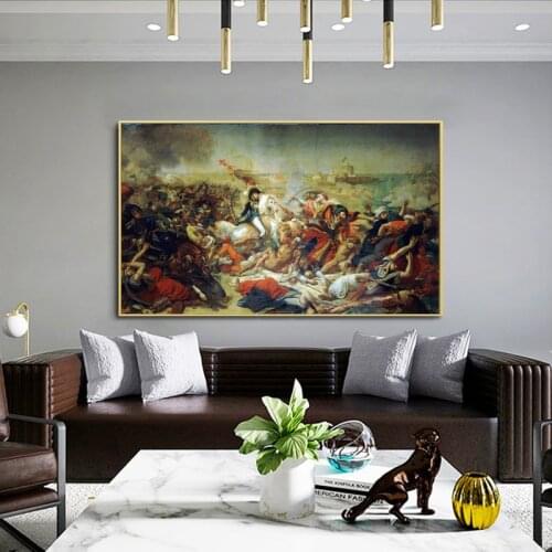 Famous Painting Antoine-Jean Gros - Battle of Aboukir Oil Painting on Canvas Posters and Prints Wall Art Picture for Living Room