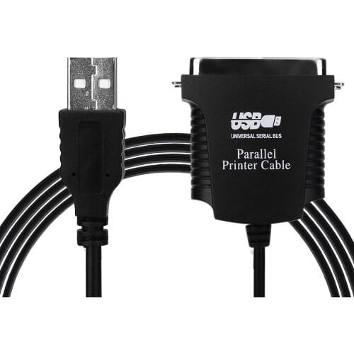 New USB To DB36 Female Port Parallel Printer Print Converter Cable LPT Fully compatible with all parallel printers