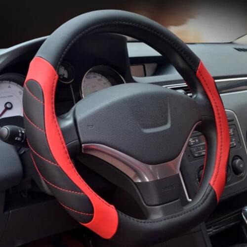 CHIZIYO D Shape Ring Microfiber Leather Car Steering Wheel Cover For GOLF 7 2015 POLO
