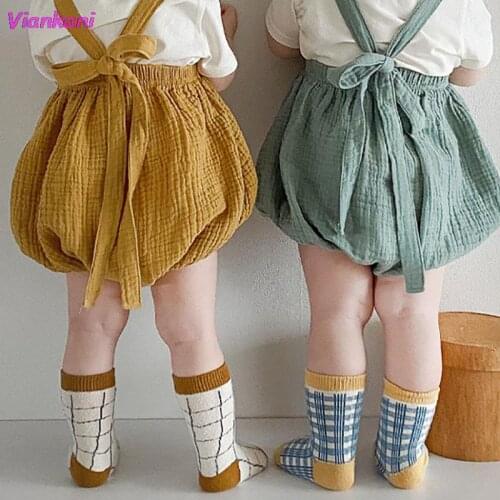 2021 Summer Baby Bodysuits Toddelr Girls Kawaii Inafnt Boys Clothes Brief Baby Shorts