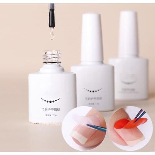 Easy Peel Off Base Coat For UV Gel Nail Polish Protect Nail Water Gel Varnish No Need Remover Soak Off Gel Lacquer Manicure Glue