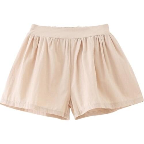 Baby Girls Loose Pants Summer Cool Candy Color Casual Beach Pants Kids Shorts 2021