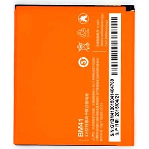 Jinsuli Original Mobile Phone Battery BM41 For Xiaomi HongMI Redmi 1S Red Rice 1S High Capacity 2050mAh Replacement Batteries