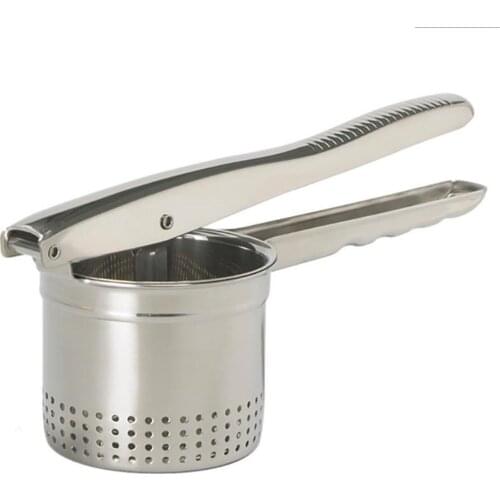Portable Stainless Steel Manual Juicer Squeezer Grenadine Lemon Orange Press Fruit Juicer Potato Masher Kitchen Garget