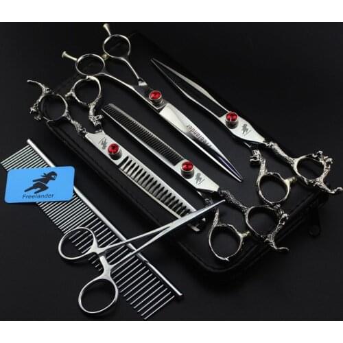 Freelander Professional Pet Grooming Scissors Set 7 inch ,Dog Grooming Shears Scharen