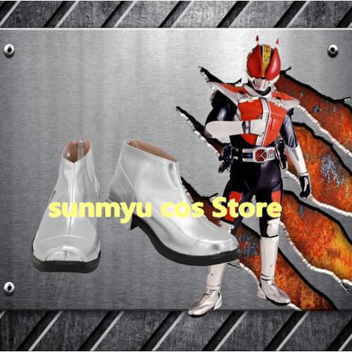 Masked Rider Den-O Sword Form Kamen Rider Boots Shoes Cosplay Custom Size Halloween