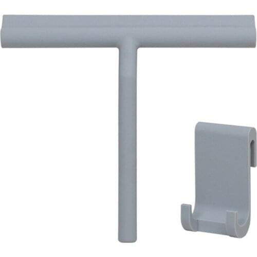 Shower Squeegee Glass Wiper Scraper Shower Squeegee Cleaner With Silicone Holder Bathroom Mirror Wiper Scraper Glass Cleaning