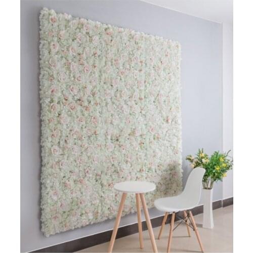 2019 lastest wedding flower wall flower backdrop with aluminum pipe stand Wedding stage decoration