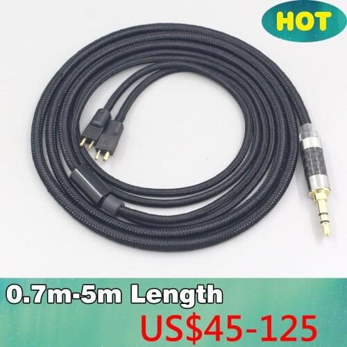 2.5mm 4.4mm Super Soft Headphone Nylon OFC Cable For Fitear To Go! 334 private c435 mh334 Jaben 111(F111) MH333 LN007511
