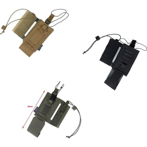 TMC SPC Tactical Vest 148 / 152 Walkie Talkie Bag 500D Cordura Fabric BK/RG