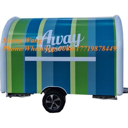 Hot Dog Hamburgers Kebab Concession Food Trailer Mobile Catering Food Truck For Sale