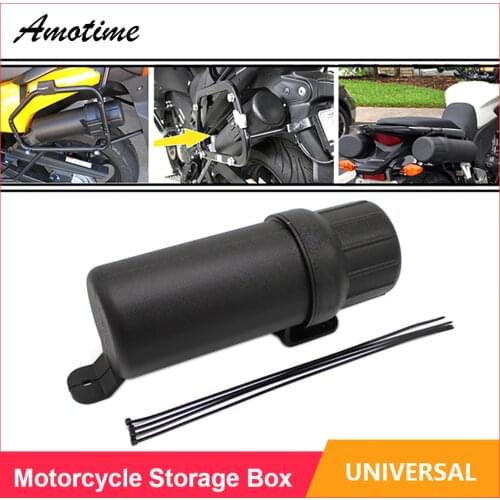 Universal Off-Road Motos Motorcycle Accessories Waterproof Tool Tube Gloves Raincoat Storage Box