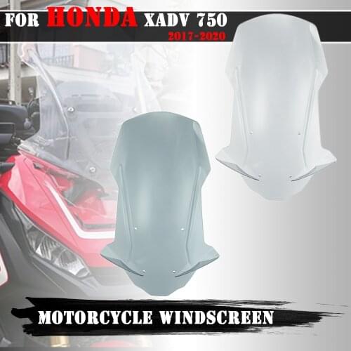 Motorcycle Windscreen Wind Deflectors Windshield Clear Smoke For Honda xadv 750 X adv 750 XADV750 X ADV750 2017 2018 2019 X-ADV