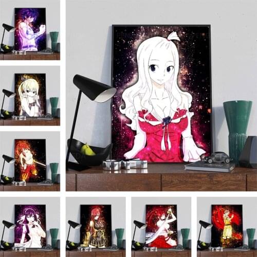 Cross Stitch Home Decor Full Round Drill Diamond Picture Gift Japanese Anime Handmade Embroidery Character Painting Wall Sticker