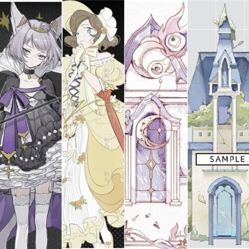 1 Loop Stars Human Girl Holy Fairy Tale Characters Masking Tape Sample