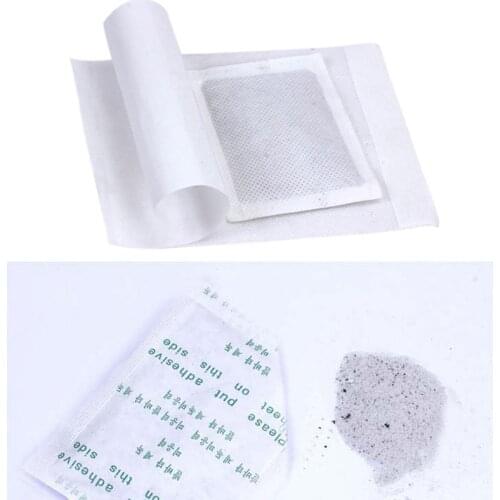 10/100 Pcs Foot Pad Patches With Adhesives Tape Detox Body Toxins Feet Slimming Cleansing Keeping Fit Health Care A7