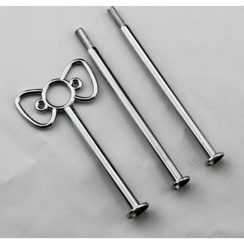 10pcs Cake Stand Handles, Cake Stand Fittings, Zinc Alloy3-Tier Butterfly Style