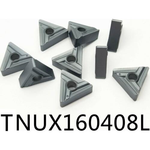 10pc TNUX160408L CNC Carbide Inserts Milling Cutter Blade Grooving Tool TNUX 160408L
