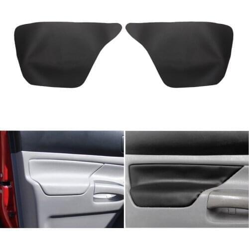 2pcs Car Microfiber Leather Front Door Armrest Panel Cover Interior Trim For Toyota Tacoma 2005 2006 2007 2008 2009 2010 - 2015
