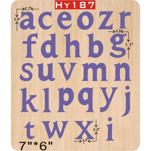 26 Letter cutting dies Katu DIY new die cut &wooden dies Suitable for common die cutting machines on the market