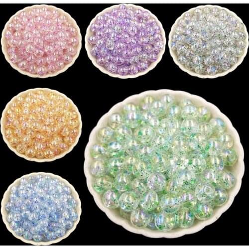 50 8mm Transparent Star-shaped Acrylic Fantasy Beads in Bulk Couples Memorial Day Handmade DIY Jewelry Accessories Bracelet