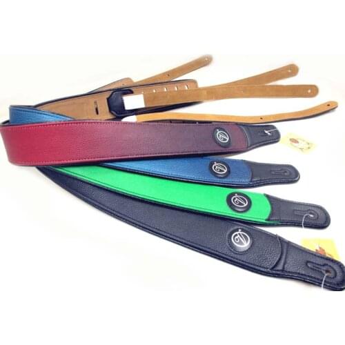 MoonEmbassy Acoustic Guitar Strap PU Leather Guitar Straps Bass Belt Guitarra Accessories